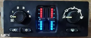 03-06 GM WHITE LED DIY UPGRADE KIT CLIMATE CONTROL SILVERADO SIERRA TAHOE H2 XL - Imagen 1 de 24