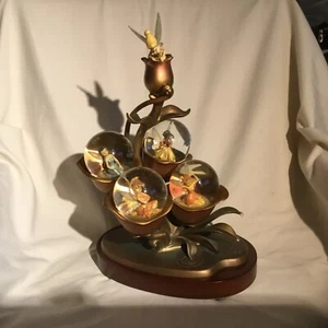Statua Disney Campanellino Fate Amico Bronzo Figure Multi Mini SnowGlobeIOB - Foto 1 di 10