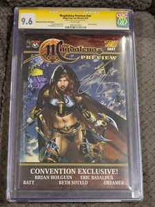 MAGDALENA PREVIEW #nn CGC 9.6 SS ERIC BASALDUA Signed Wizard World 2003 var rare - Picture 1 of 3