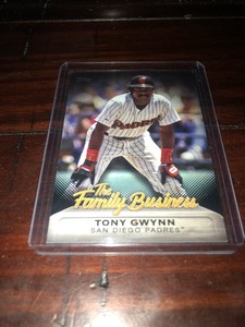2019 Topps Update TONY GWYNN The Family Business BLACK 32/299 Padres #FB-16