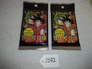 Dragon Ball Z Trading Cards 2 Pack's (ArtBox 1996 Series 1) Factory ALL Sealed - Picture 1 of 8