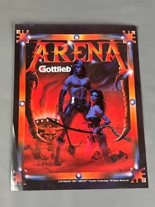 Arena Flyer New NOS PROMO Gottlieb Pinball Machine Art Artwork - Picture 1 of 4