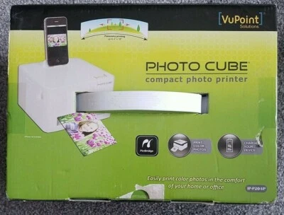 VuPoint Solutions Photo Cube Compact Photo Printer IP-P10-VP - Image 1 of 4