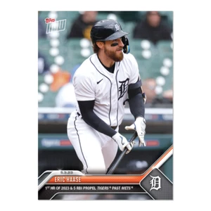 Tarjeta 226 Eric Haase 1st HR Of 2023 & 5 RBI 2023 MLB TOPPS NOW - Imagen 1 de 2