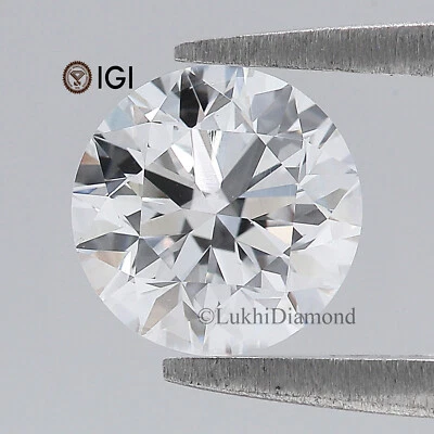 2.57 CT IGI Certified Round Shape Diamond White -E Color VS1 Clarity Lab Diamond - Image 1 of 4