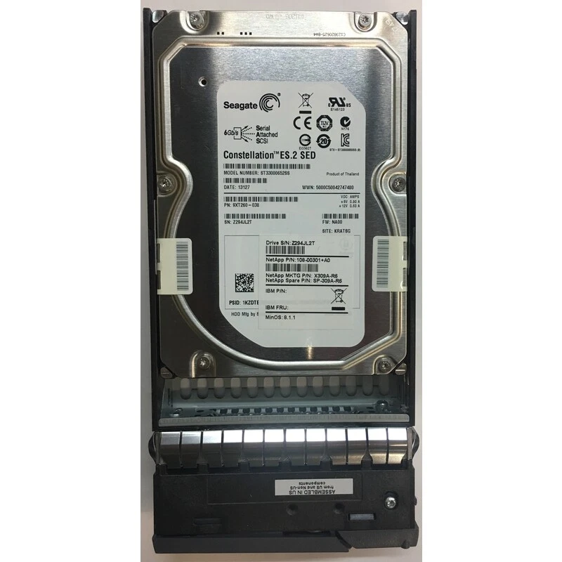 SP-309A-R6 - NetApp 3TB 7200 RPM SAS 3.5" HDD for DS4243, DS4246 24 bay enclo... - Image 1 of 1
