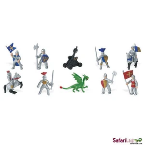 Knights and Dragons toob/Safari Ltd/toob/pikeman/catapult/knight/dragon/warhorse - Picture 1 of 2