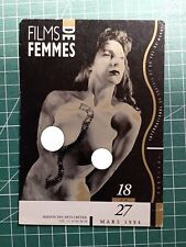 zo257 CP circa 1990 reproduction affiche Festival films de Femmes