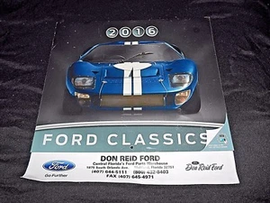 DON REID FORD MAITLAND, FLORIDA 2016 - 12 MONTH WALL CALENDAR FORD CLASSICS - Picture 1 of 6