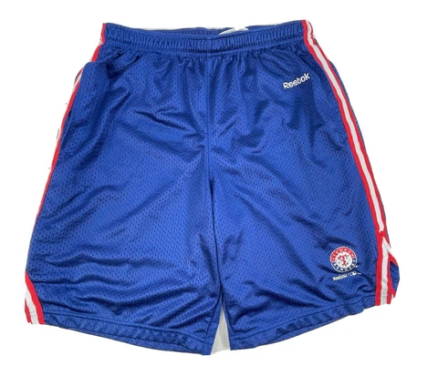 Reebok Texas Rangers MLB 2012 Mens Blue Mesh Baseball Shorts Medium Cover