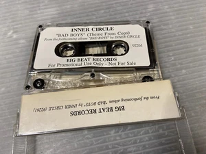 vintage COPS TV SHOW Bad Boys Theme PROMOTIONAL CASSETTE Inner Circle Big Beat - Picture 1 of 7