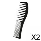 2X Hair Comb Hair Cutting Hairdresser Tool Comb for Straight Hair