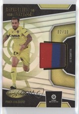 2020-21 Panini Chronicles Fabric of the Game Gold /10 Paco Alcacer #FG-PA