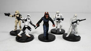 STAR WARS MINIATURES 2007 FORCE UNLEASHED IMPERIAL ASSASSIN TROOPER SET - Picture 1 of 12