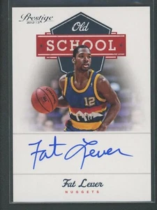 2012-13 Panini Prestige Old School Signatures Fat Lever Auto 85/99 #18 Nuggets - Bild 1 von 2