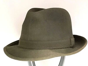 CAPPELLO BORSALINO  CON IMPUNTURE PURO FELTRO - Picture 1 of 4