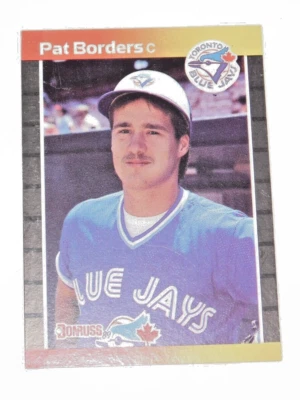 1989 Donruss #560 Pat Borders  RC, DP Rookie Toronto Blue Jays - Image 1 of 2