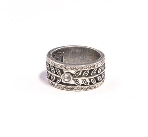 9901345 Ring mit Swarovski-Steinen 925er Silber floral Gr.51 - Imagen 1 de 2