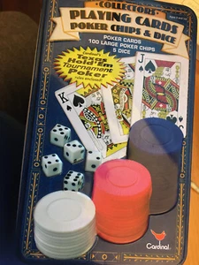Collectors Playing Cards, Poker Chips, and Dice by Cardinal 2002 - Picture 1 of 4