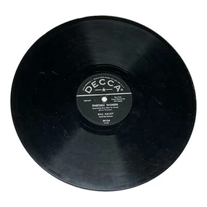 Bill Haley Rock Around The Clock Thirteen Women 78 RPM Shellac Record DAMAGED - Imagen 1 de 2