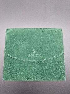 Vintage Rolex Green Velvet Travel Pouch Service Pouch with Insert
