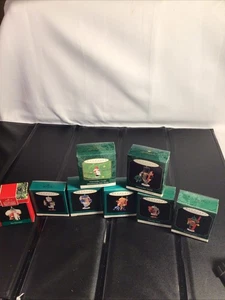 HALLMARK KEEPSAKE ORNAMENTS NUTCRACKER MINIATURES SET OF 8 - Picture 1 of 18