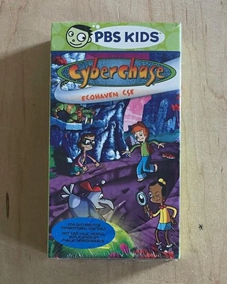 PBS Kids Animation 2005 New Sealed VHS Screener Promo CYBERCHASE Ecohaven CSE - Image 1 of 4
