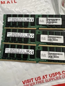 SK Hynix 32GB (1x32GB) 4RX4 DDR4 2133 ECC Server Memory HMA84GL7MMR4N-TF - Picture 1 of 3