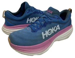 Hoka One One Bondi 8 Women's Size 10 B Road Running Shoes Coastal Sky All Aboard - Picture 1 of 9