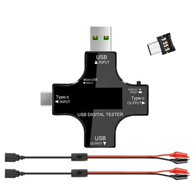 New USB Power Meter USB Power Meter Tester Accepts Maximum Power: 150W - Image 1 of 4