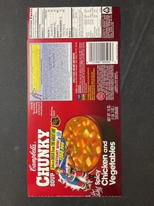 Etiqueta de sopa gruesa Campbell's Spice Chicken 1997-98 Wayne Gretzky casi nueva-como nueva - Imagen 1 de 2