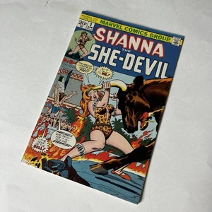 Vintage 1973 Marvel Comics Shanna die Teufelin #3 - Stunde des Stiers - Bild 1 von 5