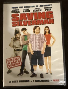 💥 SAVING SILVERMAN  DVD Jason Biggs Steven Zahn Jack Black Amanda Peet - Picture 1 of 2