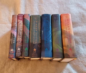 Harry Potter Complete Hardcover Set Books 1-7 First American Edition Rowling - Bild 1 von 9