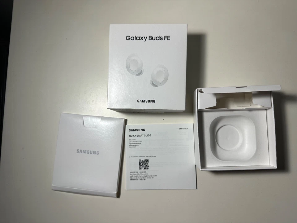 Original Samsung Galaxy Buds FE Box + User Manual Genuine Replacement Packaging - Image 1 of 1