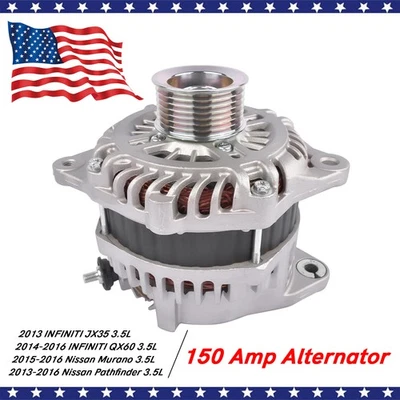 Alternador usado 23100-3JA1A para Nissan Pathfinder 2013-2016 2,5 L 3,5 L 150A 12 V Foto 1 de 4