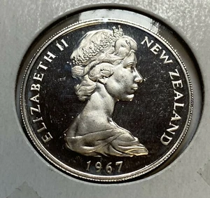 New Zealand 1967 20 Cents Proof (m) - Picture 1 of 2