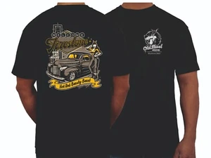 Hot Rod Beauty T Shirt by Oldskool Apparel Birthday Retro Classic Car Gift - Picture 1 of 4