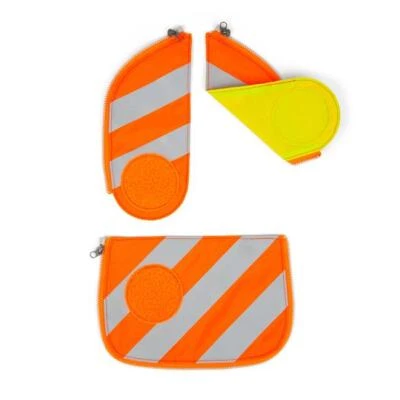 ergobag cubo Sicherheitsset mit Reflektorstreifen 3tlg. Orange Schulranzen zubeh