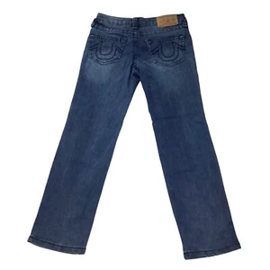 True Religion Geno Relaxed Slim Jungen Jeans Größe 8 gerades Bein 24 x 24 wie N-W - Bild 1 von 5