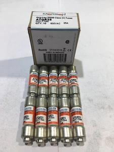 FERRAZ SHAWMUT MERSEN ATQR25 ATQR 25A Time Delay H217794 Fuse JPSF611 - Picture 1 of 4