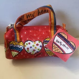 Sally Huss ( New ) Hearts Roll Bag - Picture 1 of 7