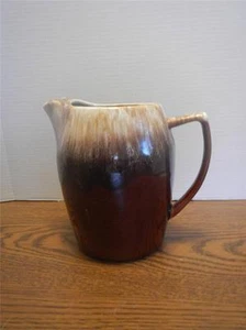 Brocca per bevande vintage McCoy anni 60 Kathy Kale Brown Drip 2 quarti con protezione ghiaccio labbra - Foto 1 di 9