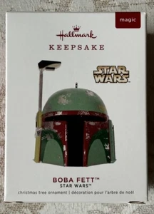 Hallmark Star Wars Boba Fett Helmet Christmas Ornament Disney 2019 Magic New - Picture 1 of 1