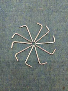 9/64 Zoll Kurzarm Sechskantschlüssel L Schraubenschlüssel 10 Stück - Bild 1 von 5