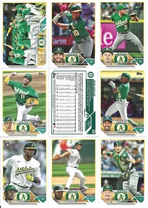 2023 Topps Oakland Athletics Team Set PD + S1 + S2 + US + H + ASG (50) - Picture 1 of 4
