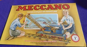 Manuel d'instruction n° 1A notice MECCANO 1A ( 9 pages )1949 - Picture 1 of 4