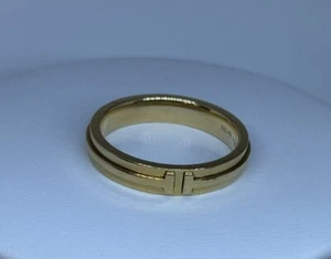 Tiffany & Co. Ring Mens Wedding Band Size 10 Groom 18k Gold - Picture 1 of 10