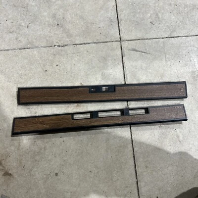82-87 Lincoln Continental Wood Dash Bezel Plaques - Image 1 of 4