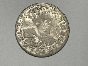 Jan III Sobieski, szostak, 1684, Kraków, bust in armor and crown(C) - Picture 1 of 6